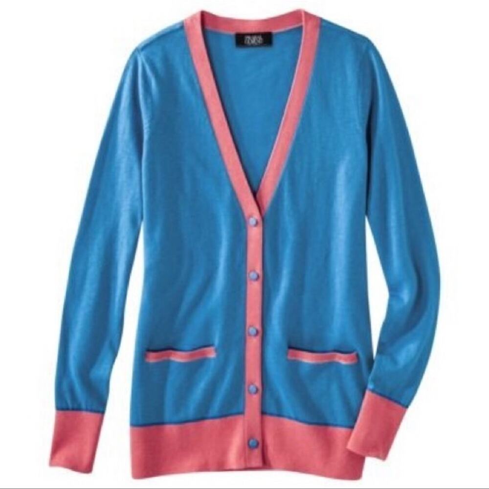 Prabal Gurung For Target Color Block Cardigan - image 1